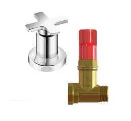 Registro de Pressão e Gaveta - Linha Nova Ella Cross